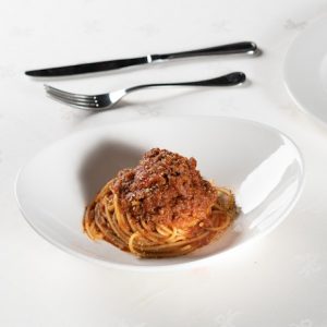 Spaghettini with Our Very Own Oregano-Flavoured Bolognese Sauce