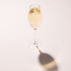 Bottle of White Champagne