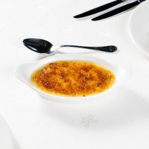 Crème Brûlée made with Fresh Vanilla